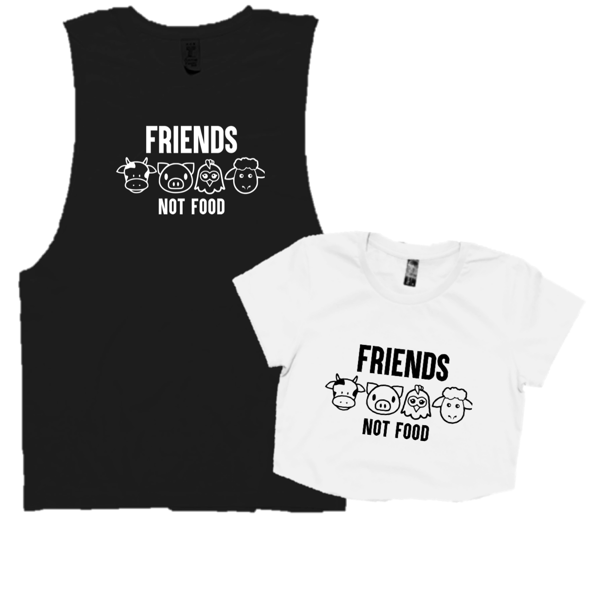 FRIENDS . NOT FOOD