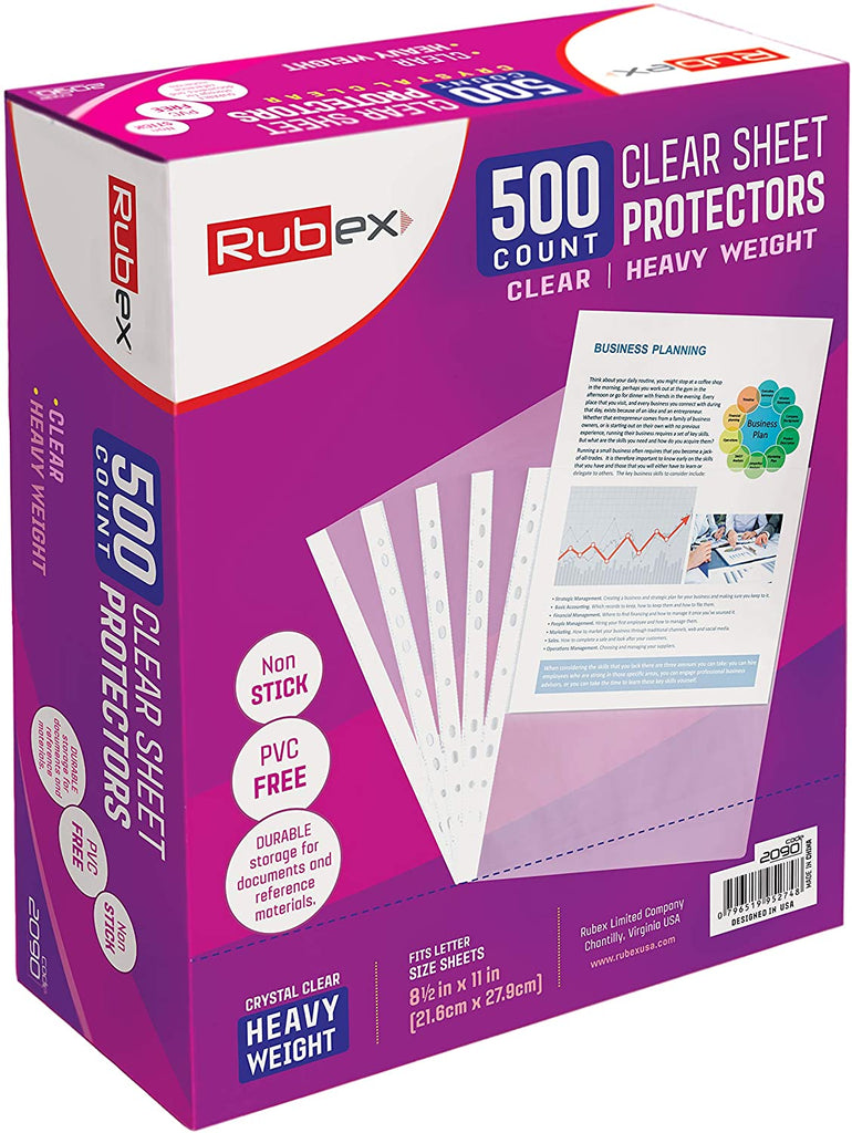 us-letter-size-clear-sheet-protectors-11-holes-box-of-500-kvg-supply