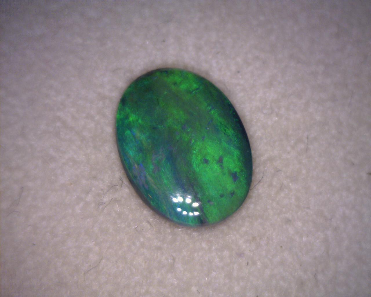 Loose Black Opal Gemstone 1.95CT