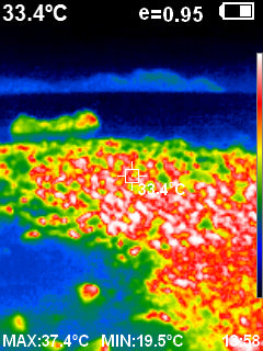 thermal image from PerfectPrime Thermal camera Ir0005