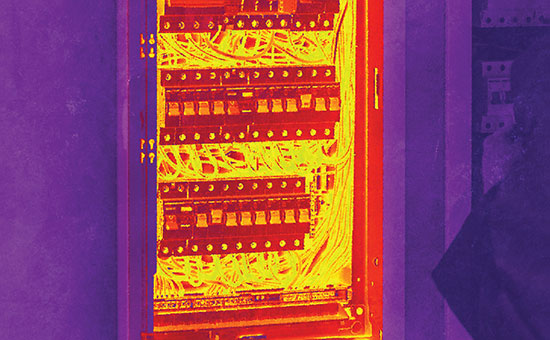 Electrical integrity thermal image 