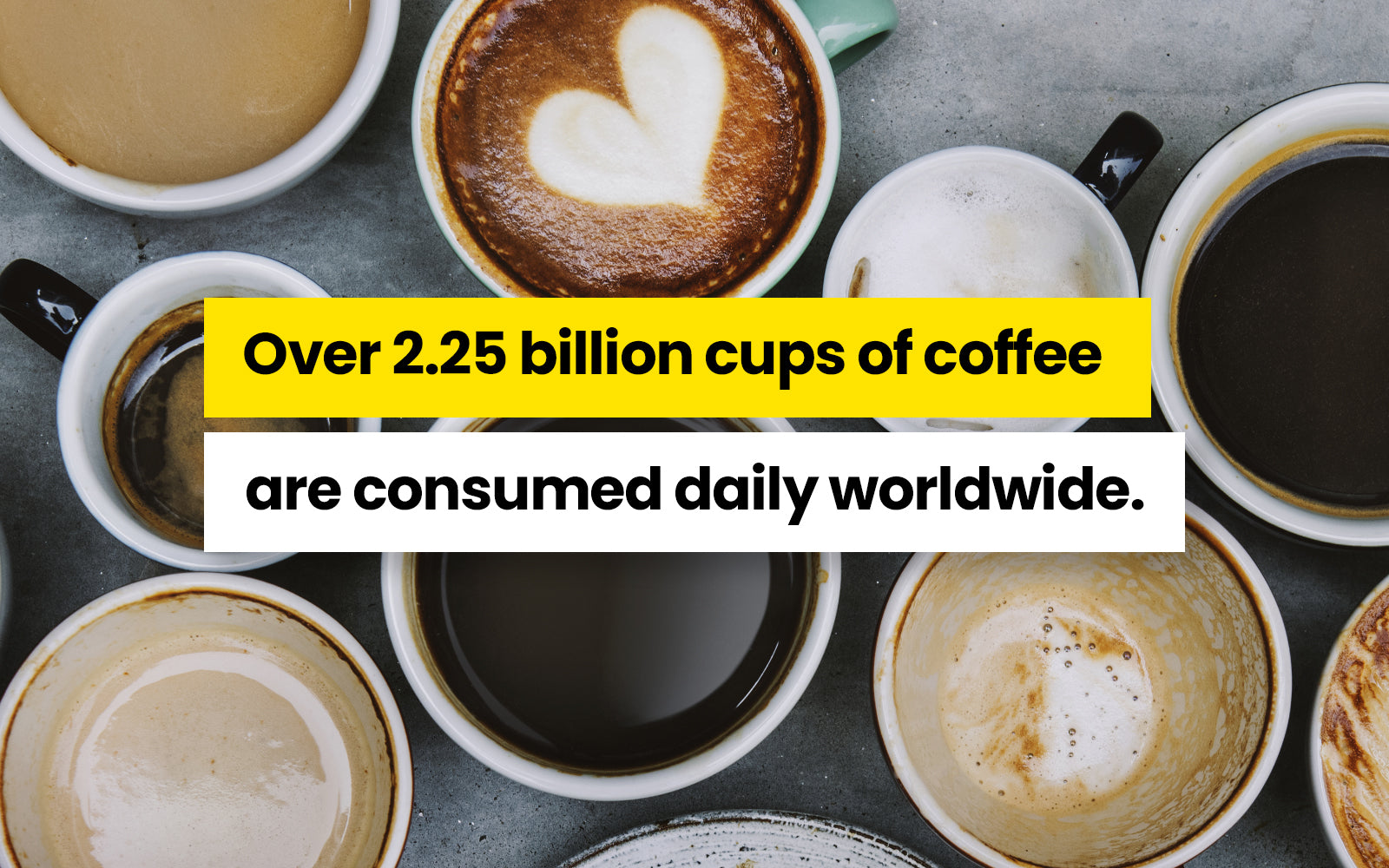 Coffee consumed in the USA