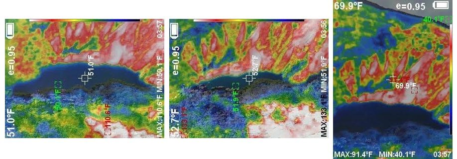  thermal image of Irazu Volcano Main Crater