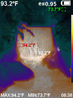 Tabacón Hot Springs thermal image