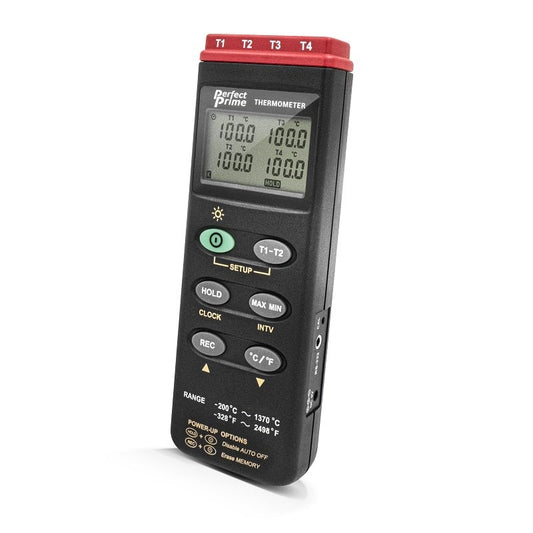 PerfectPrime TC9815 4 Channels Thermocouple Thermometer