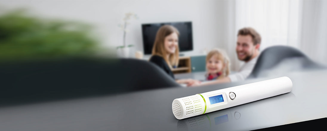 Gas detector on a table indoor