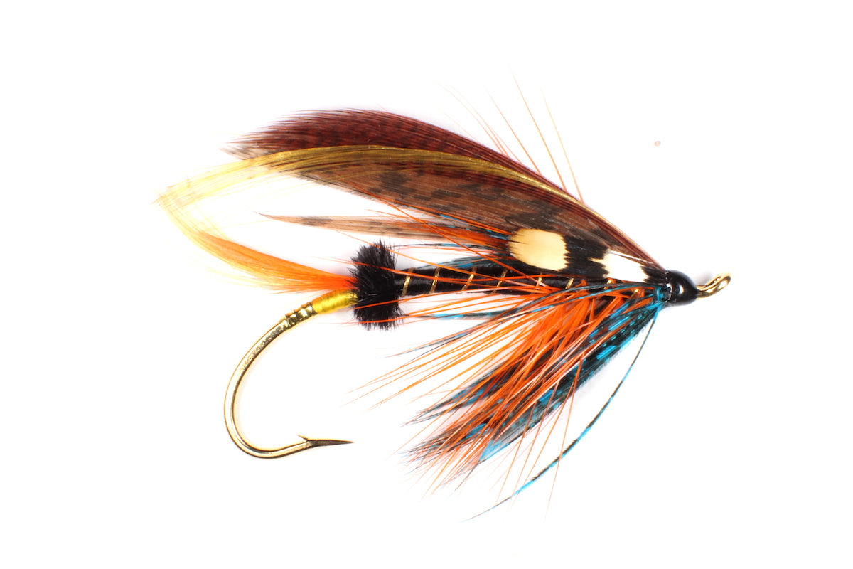 Fully Dressed Thunder & Lightning Salmon Fly (Single) – Barbless Flies