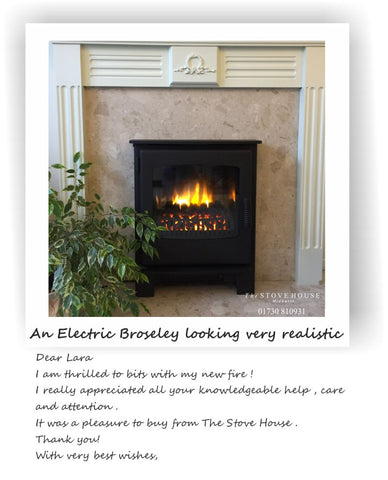 Broseley Desire Inset Electric Stove at The Stove House 01730 810931