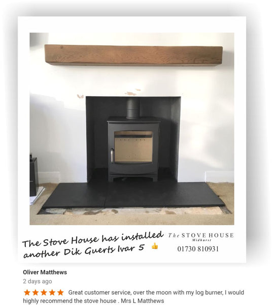 Ivar 5 Supply and Installation by The Stove House 01730 810931
