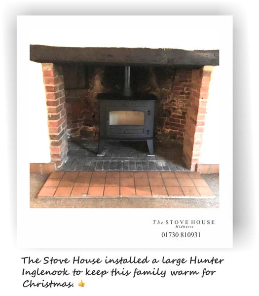 Hunter Inglenook Stove Supplied & Installed by The Stove House 01730 810931