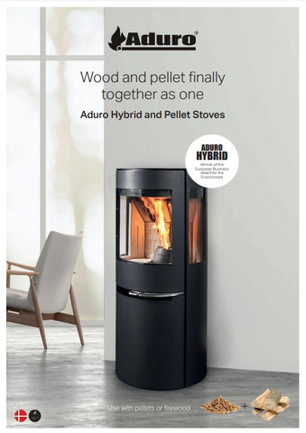 Aduro stoves brochure at The Stove House in West Sussex