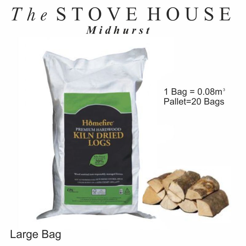 Kiln Dried logs / wood from The Stove House in Midhurst nr.Chichester West Sussex 01730 810931