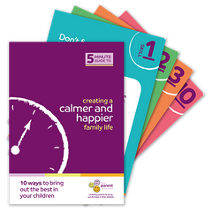 5 min guide to creating a happier and calmer family life