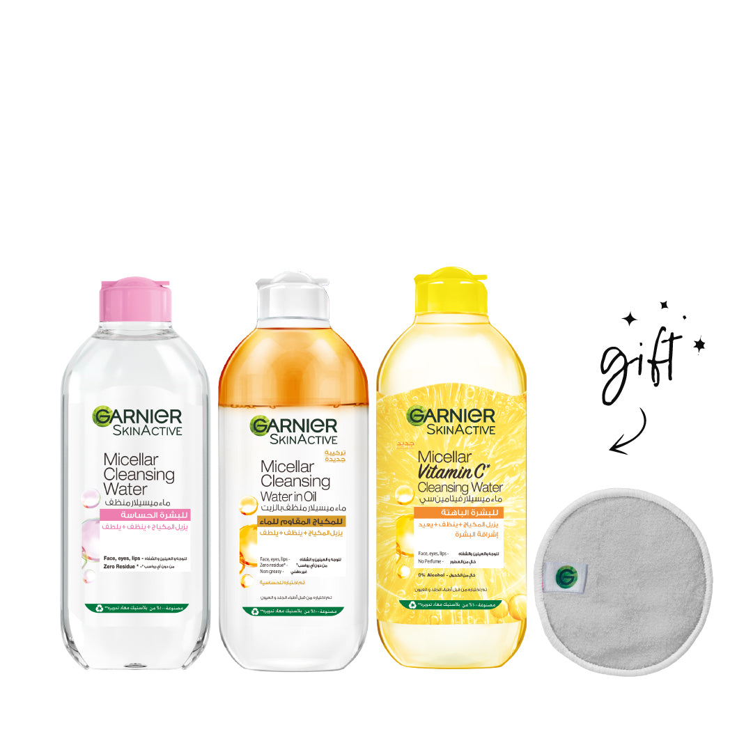 Garnier Micellar Full Sized Collection Bundle At 15% Off