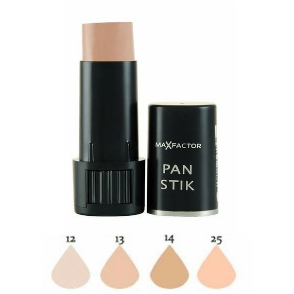 color chart maxfactor pan stick