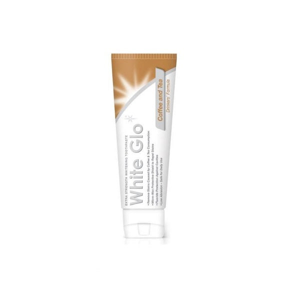 white glo tea and coffee toothpaste