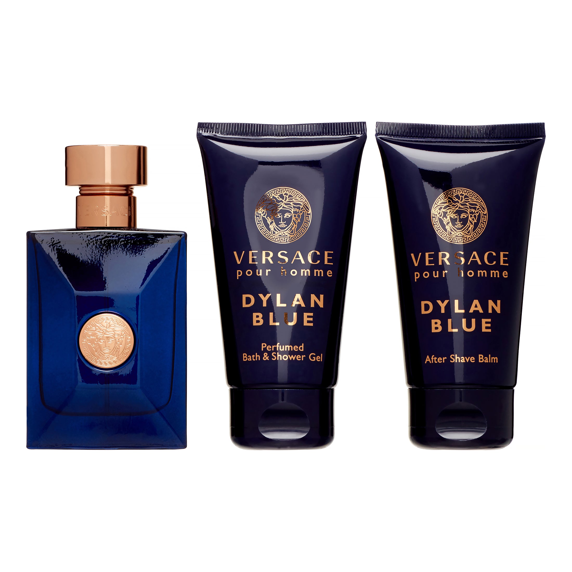 versace dylan blue pour homme set