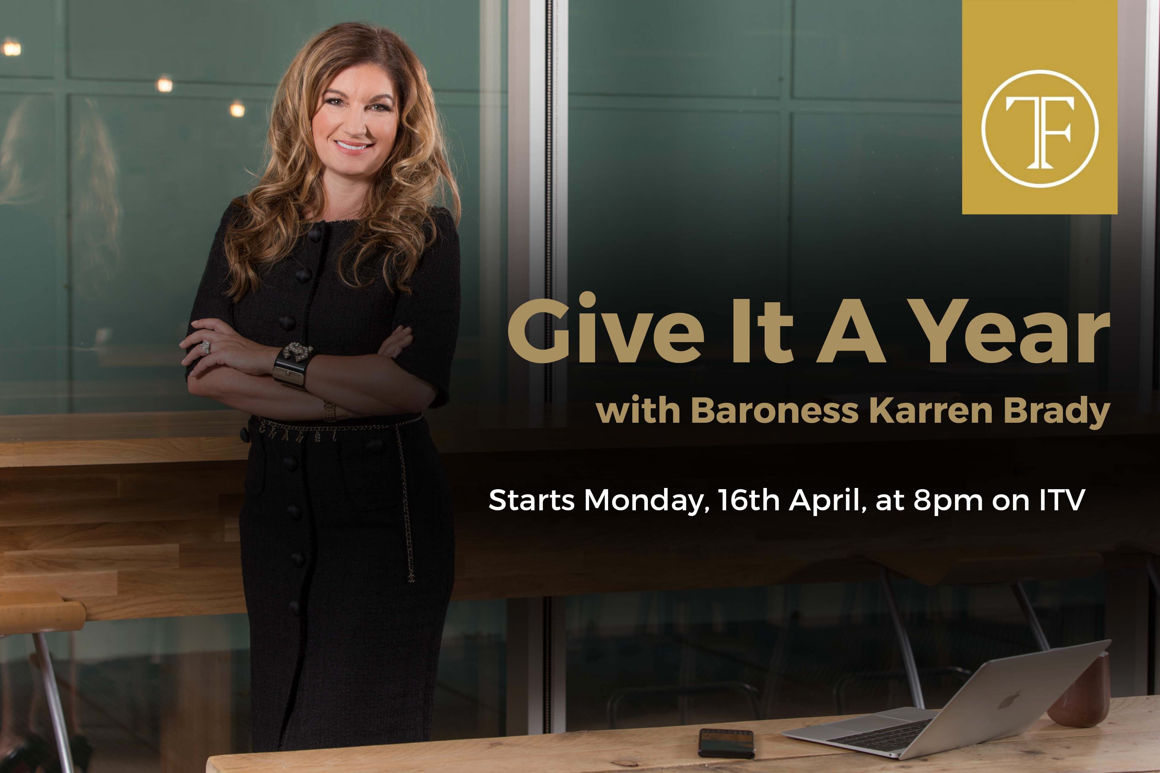 ITV's Give It A Year with Baroness Karren Brady to feature Children's Baby Clothing Brand Claude and Co