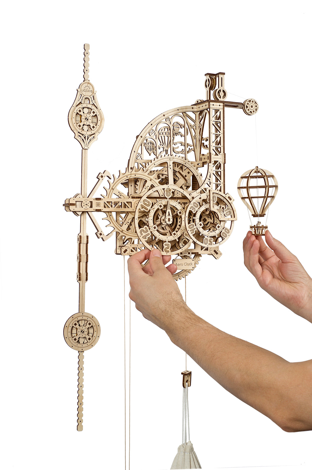 ugears aero clock painted