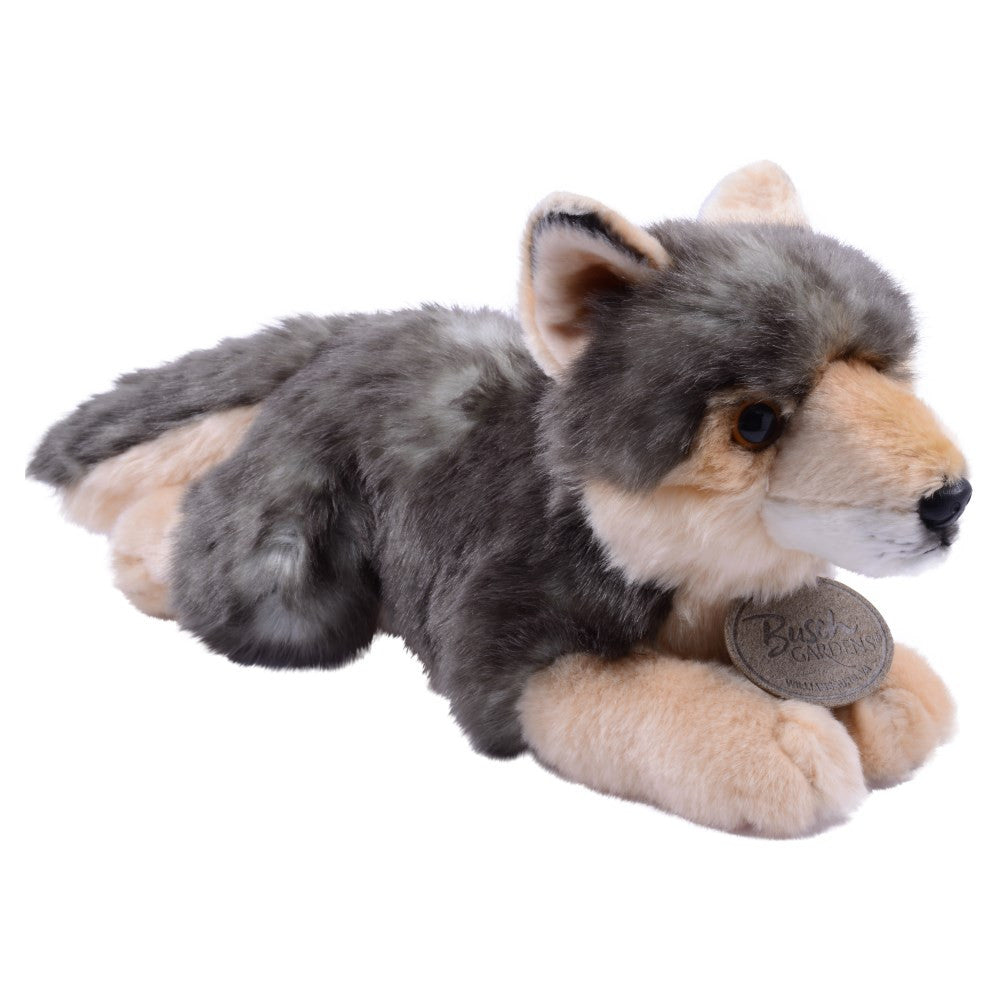 gray wolf plush