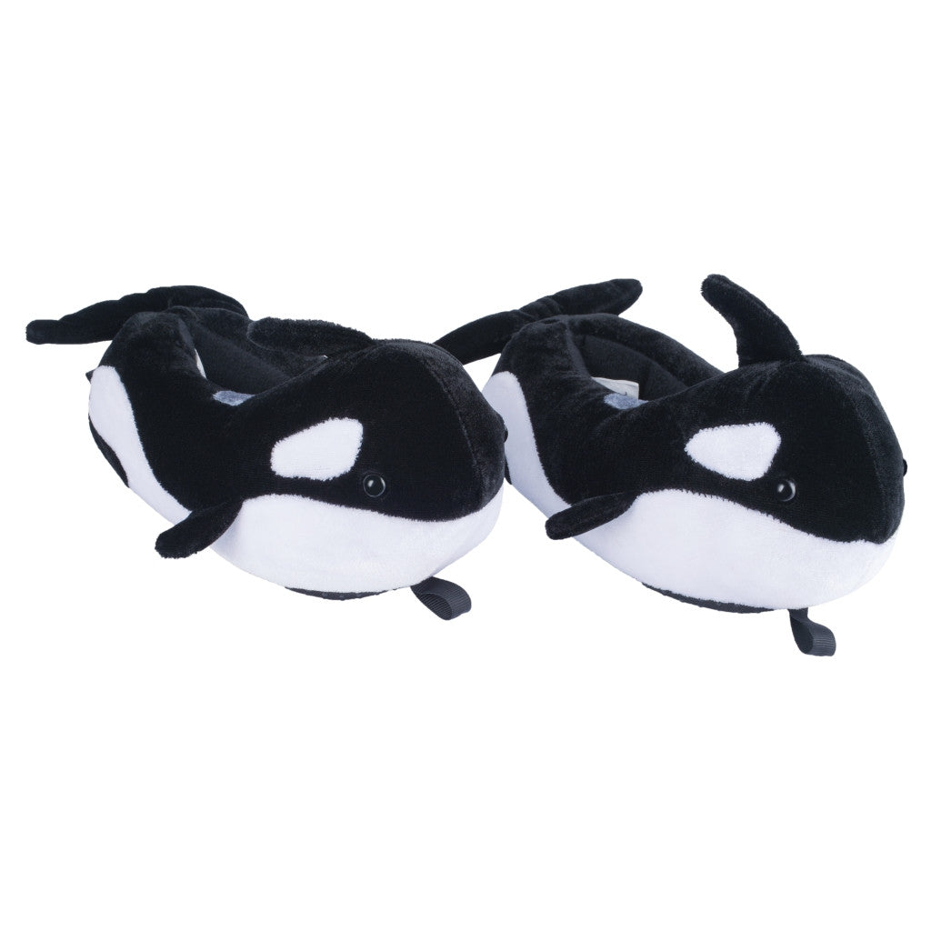 killer whale slippers