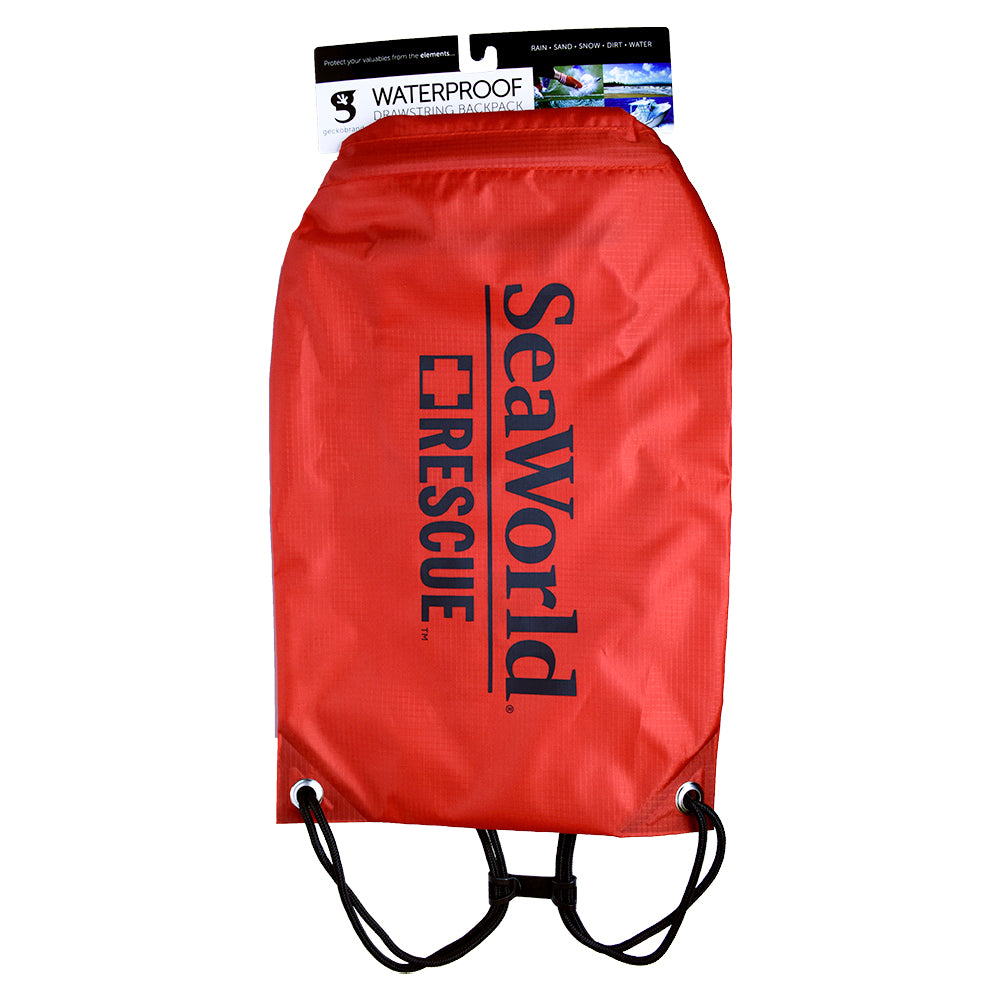 red waterproof bag