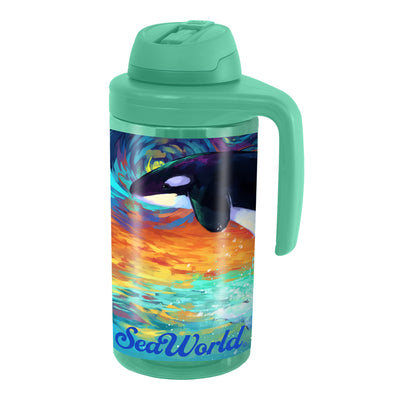 Orca Painter 62 oz Refillable Bottle - SeaWorld Parks &amp; Entertainment Shop