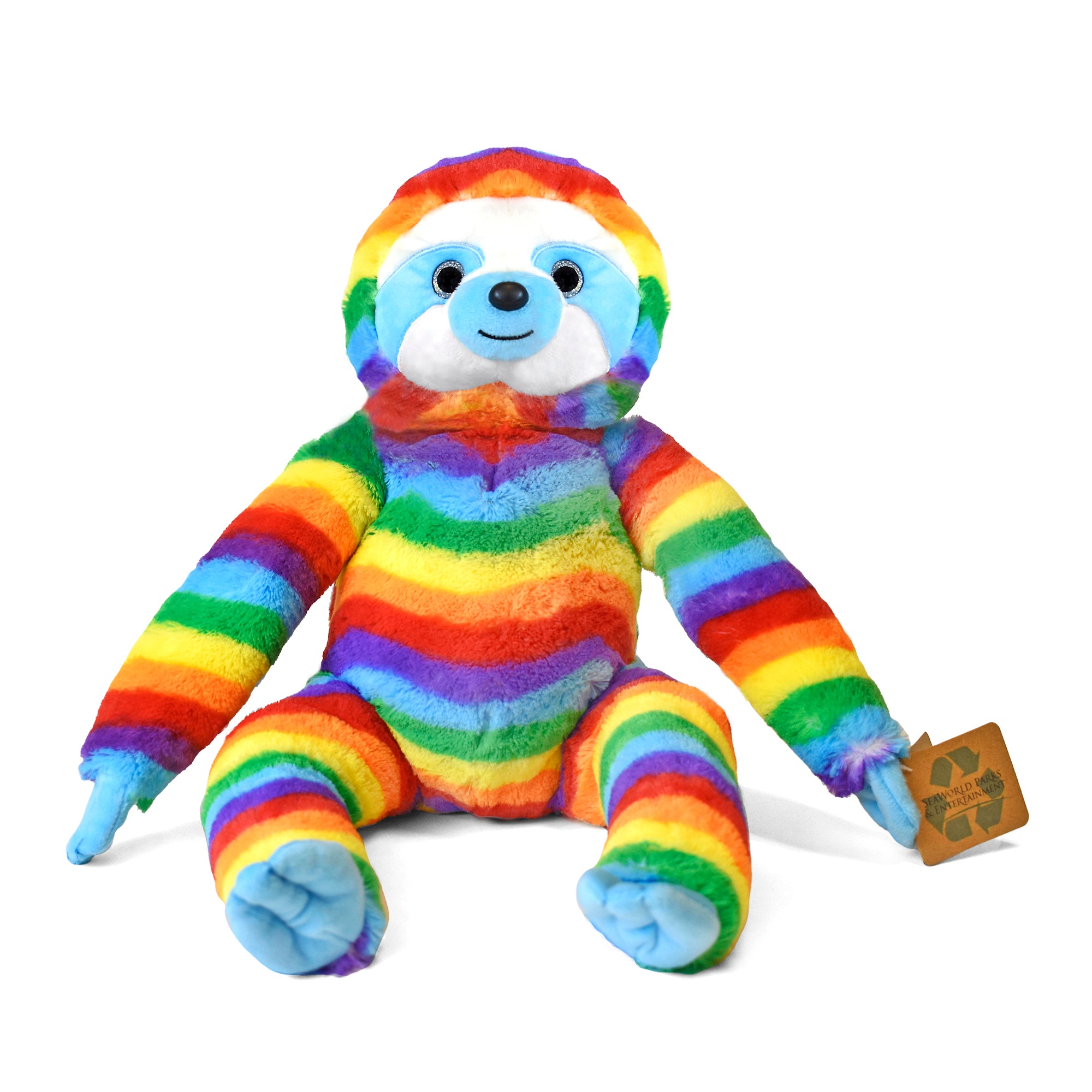 rainbow sloth teddy