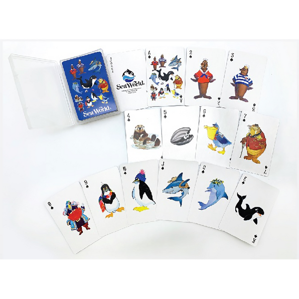 Vintage Character Playing Cards - SeaWorld Shop