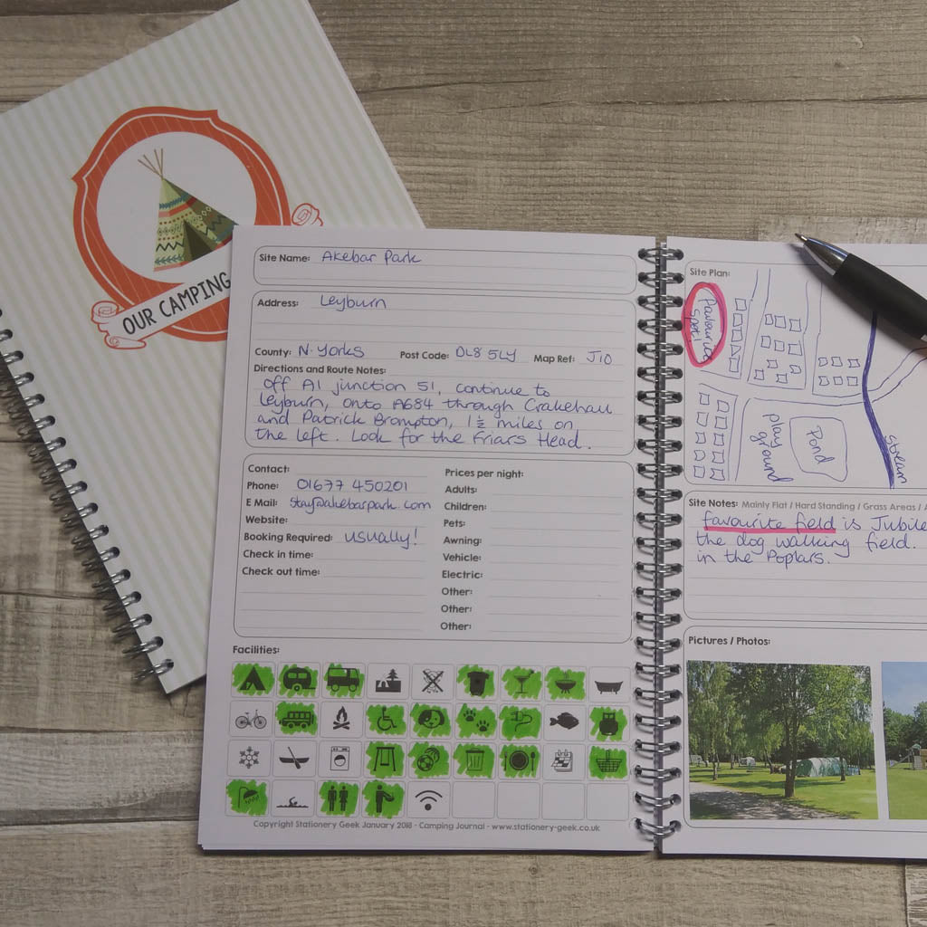 Camping Journal — Stationery Geek