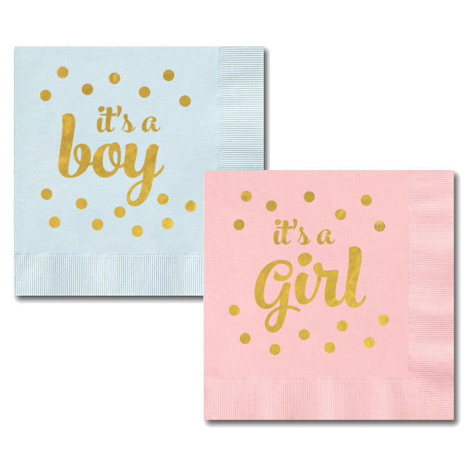 baby boy shower paper products