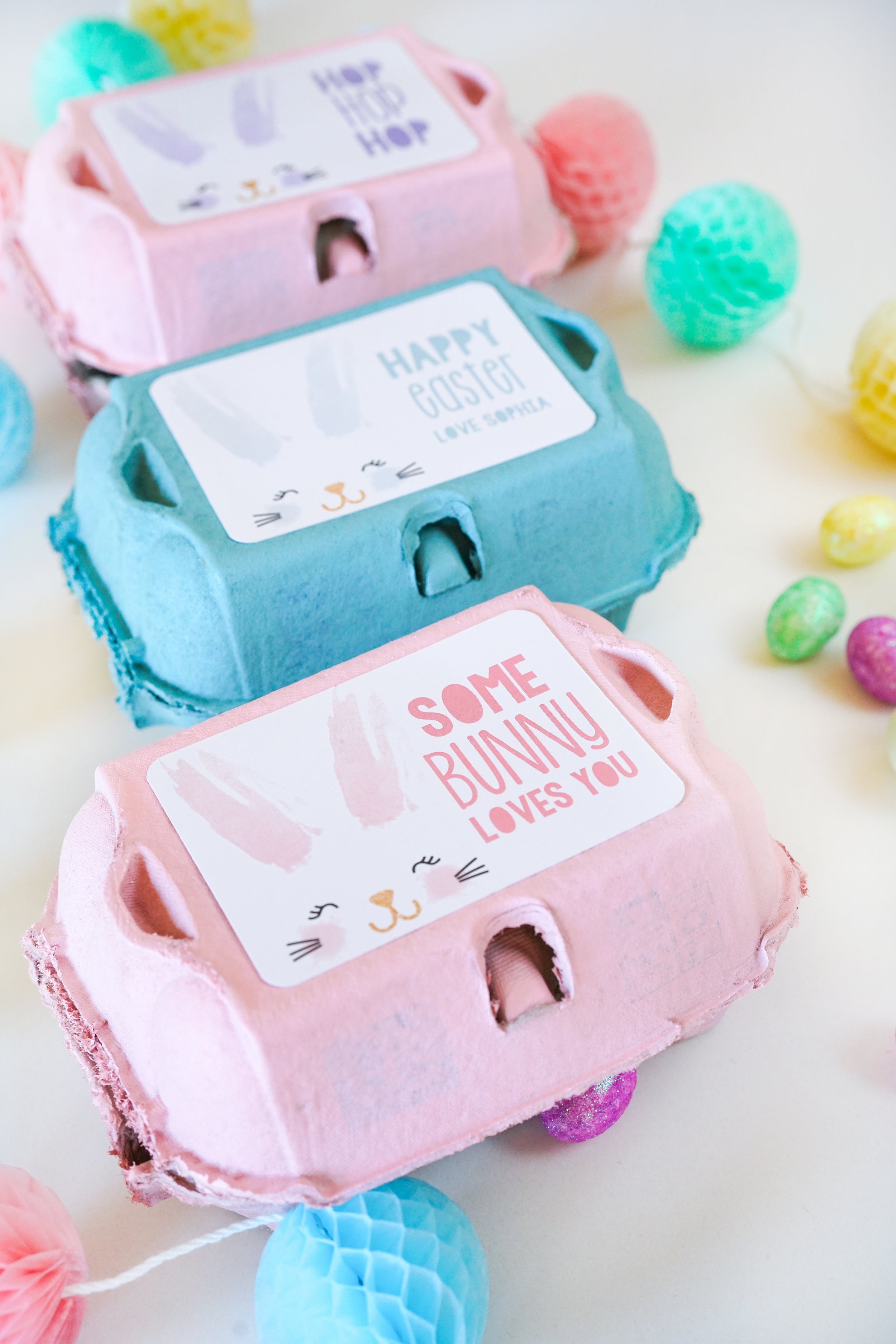 Free Easter Egg Box Labels - Easter Gift