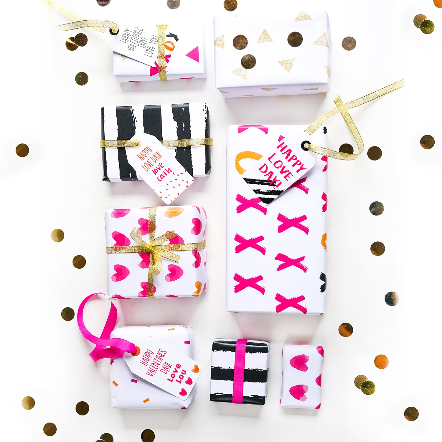 Valentine Gift Wrap and Tags
