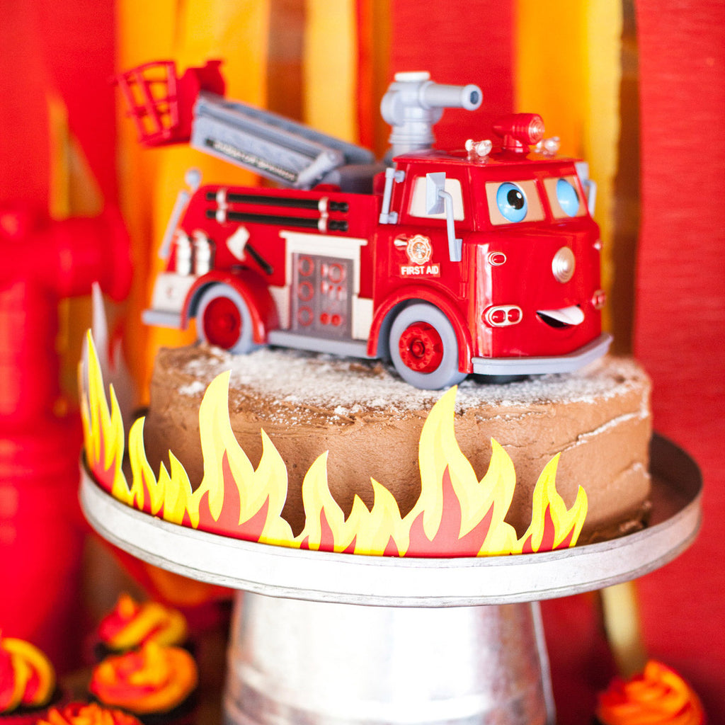 Chalkboard Fireman Invitation | Firefighter Birthday Party ...