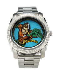 Aquaman Stainless Steel Silver Mens Watch