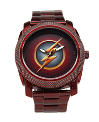 The Flash CW Stainless Steel Red Watch