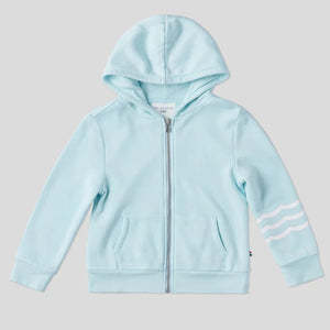 SOL ANGELES KIDS COASTAL WAVES ZIP HOODIE - SEAGLASS - Kitson LA