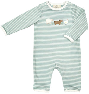 APPLIQUE FARMYARD ROMPER - Kitson LA