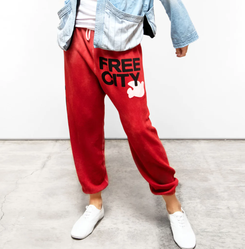 Sweatpants brands - free city wsly monrow lett and aviator nation