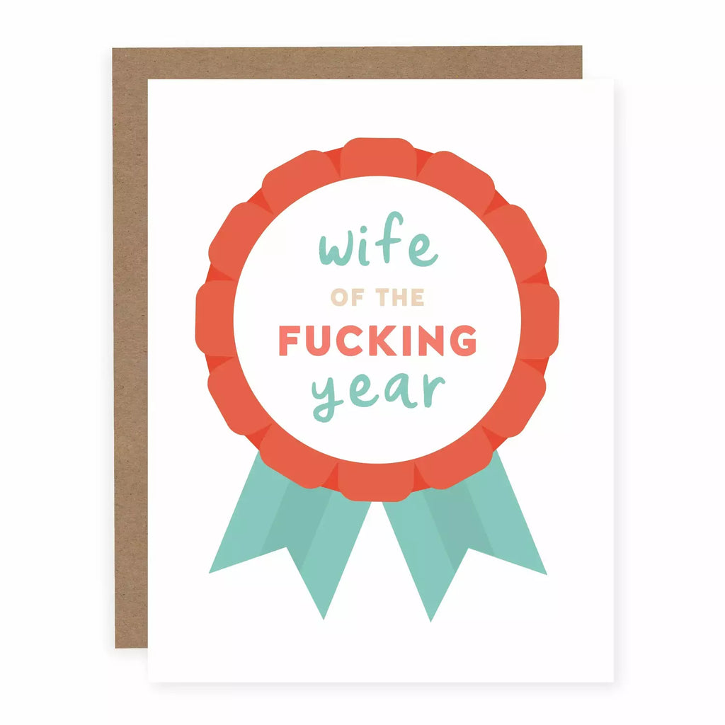 WIFE OF THE FUCKING YEAR CARD-PRETTY BY HER-Kitson LA