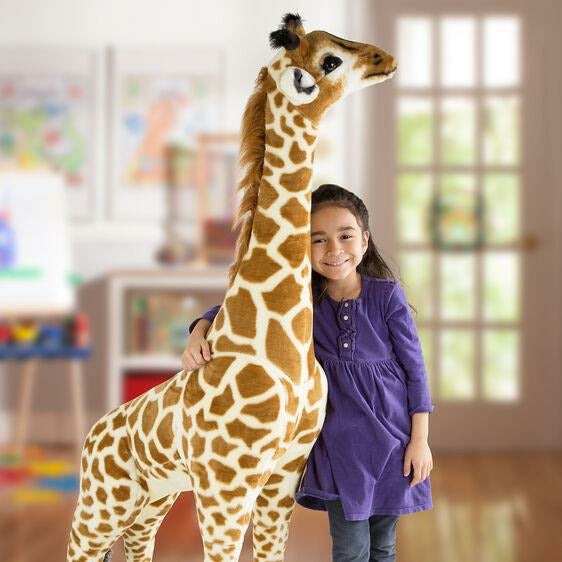 melissa & doug plush giraffe