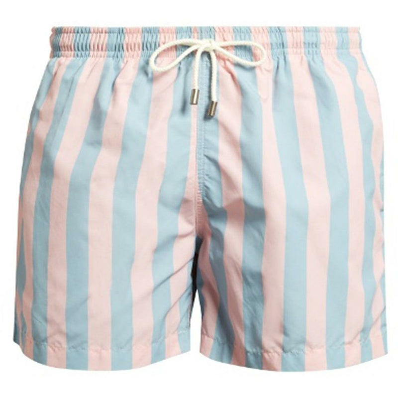 men's striped swim shorts