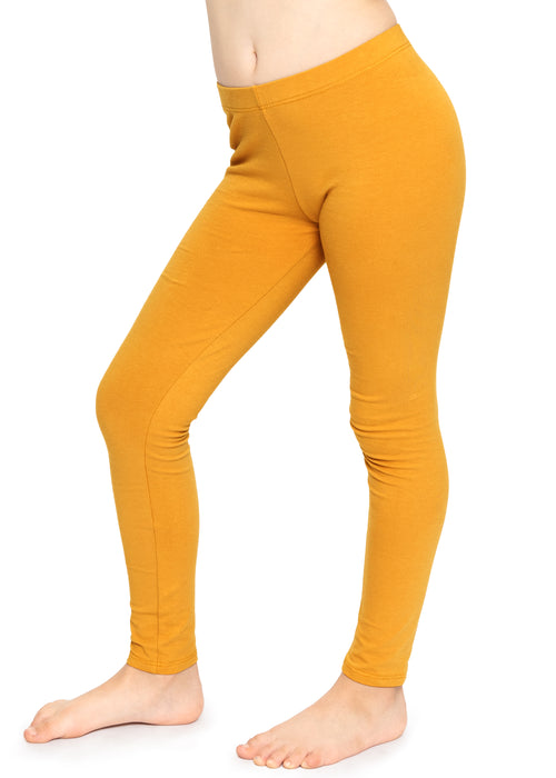 KOGMO Womens Premium Cotton Full Length Leggings Multi Colors (S