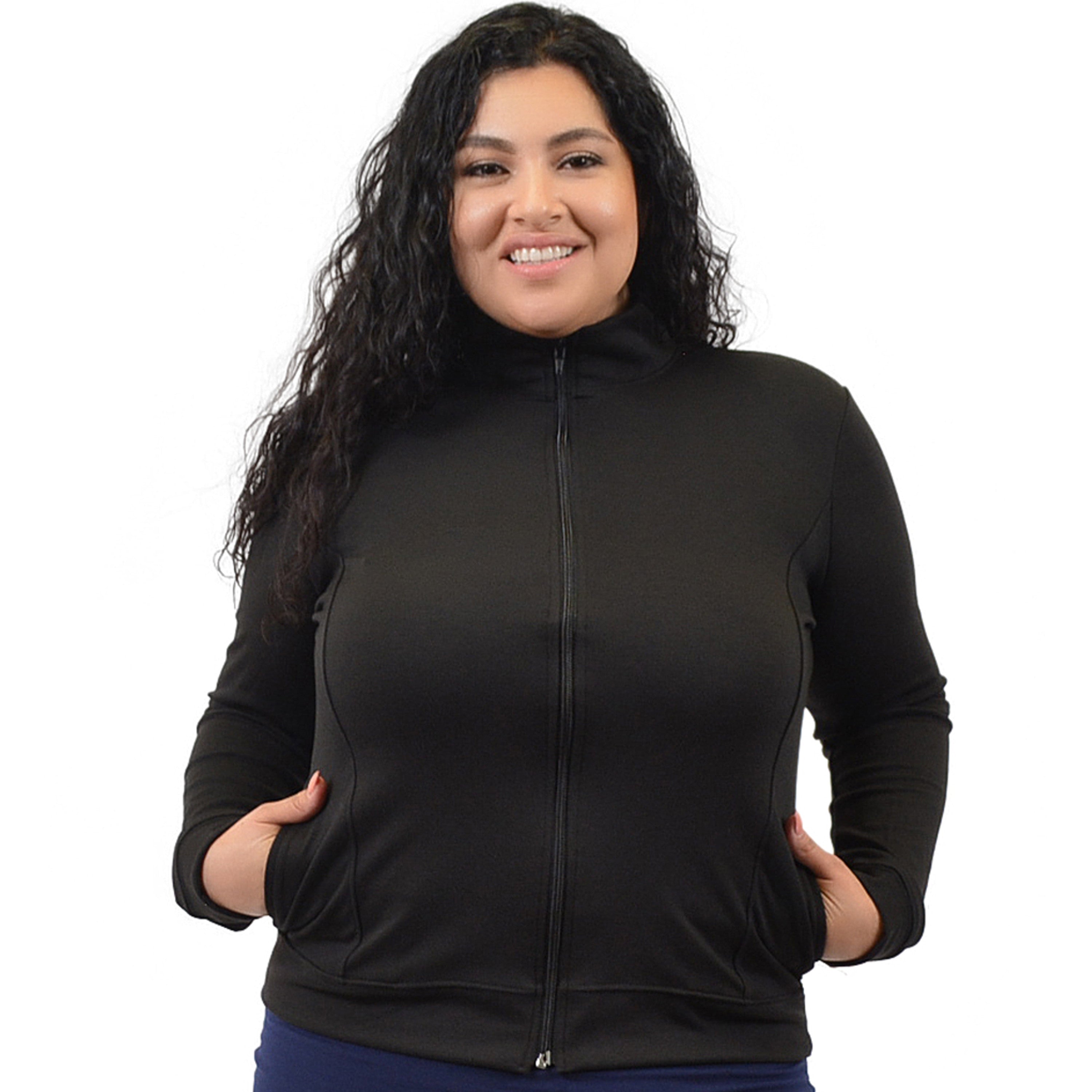 women's plus size cotton jackets