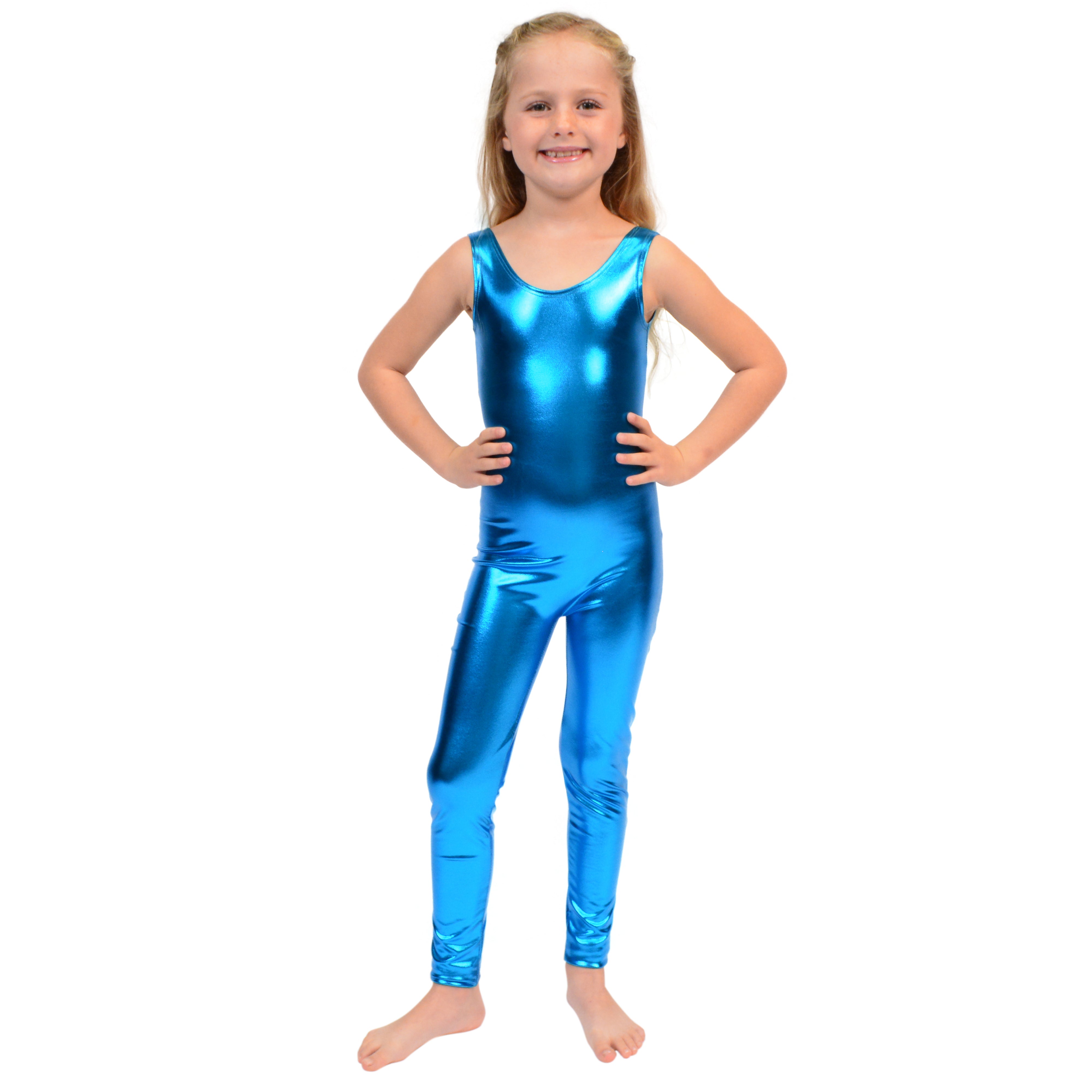 little girl metallic leggings