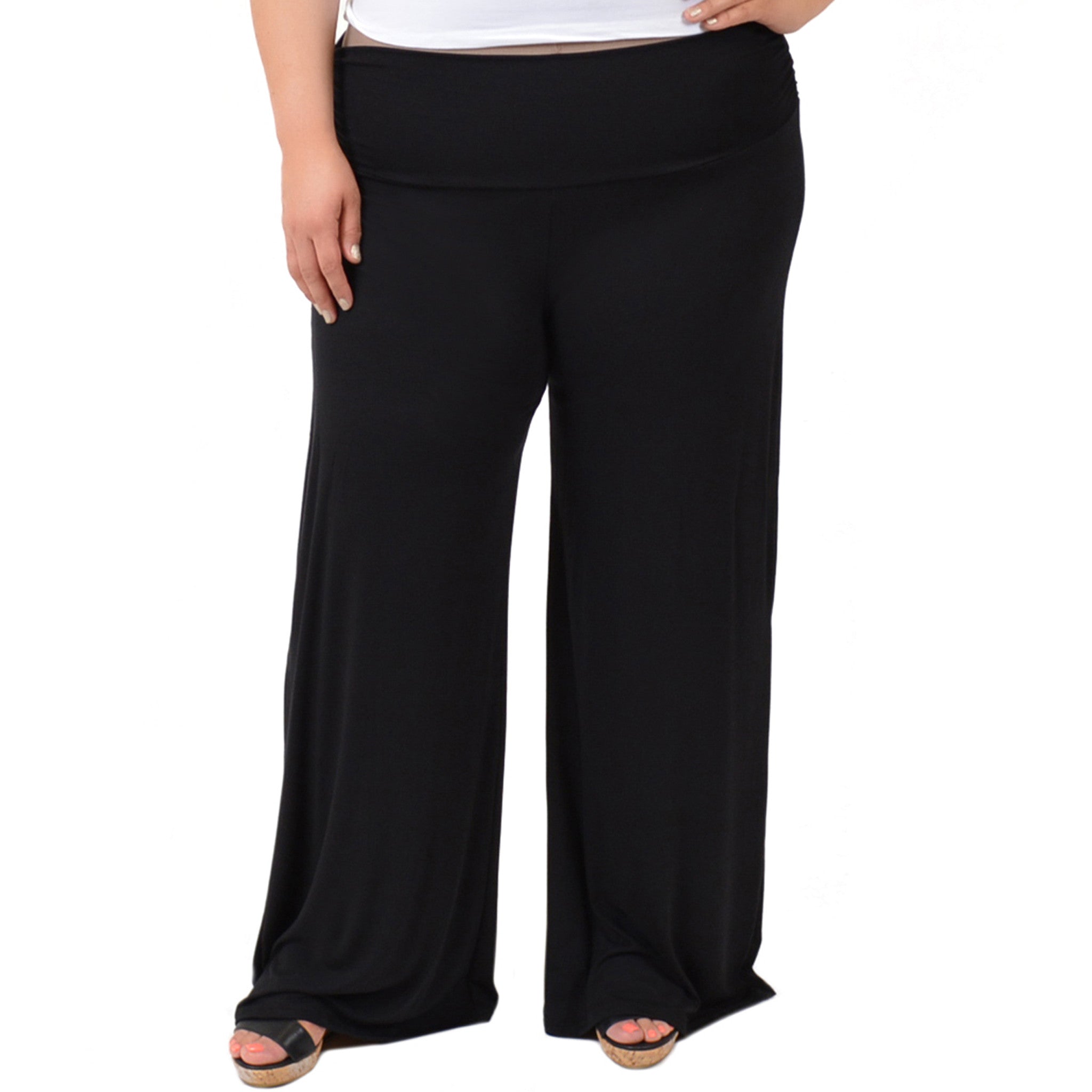 women's plus size palazzo pants