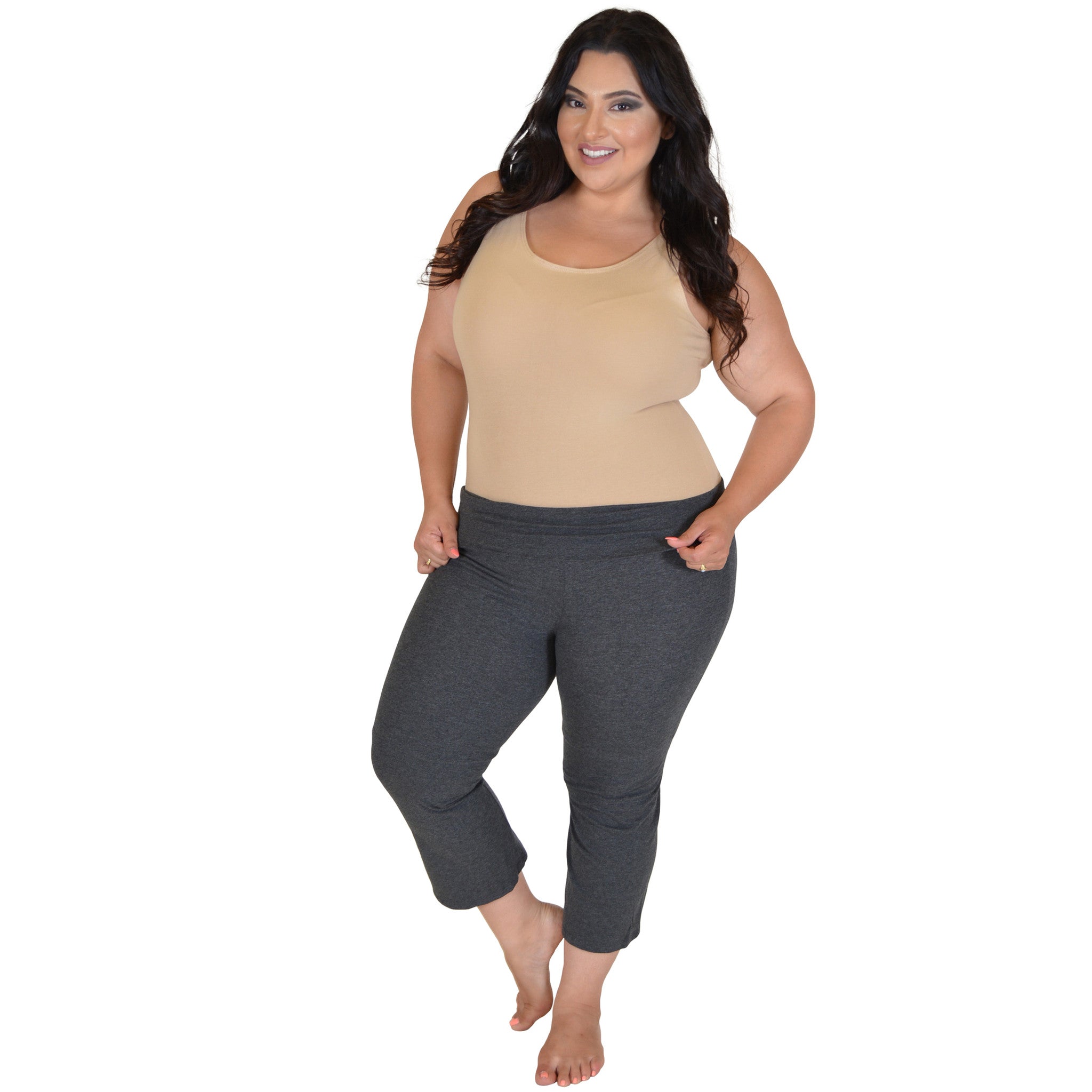 Capri Yoga Pants Plus Size  International Society of Precision