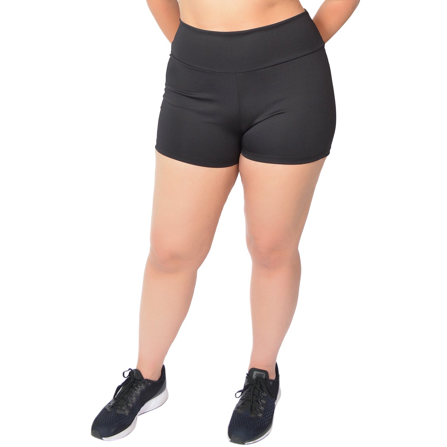 womens plus athletic shorts