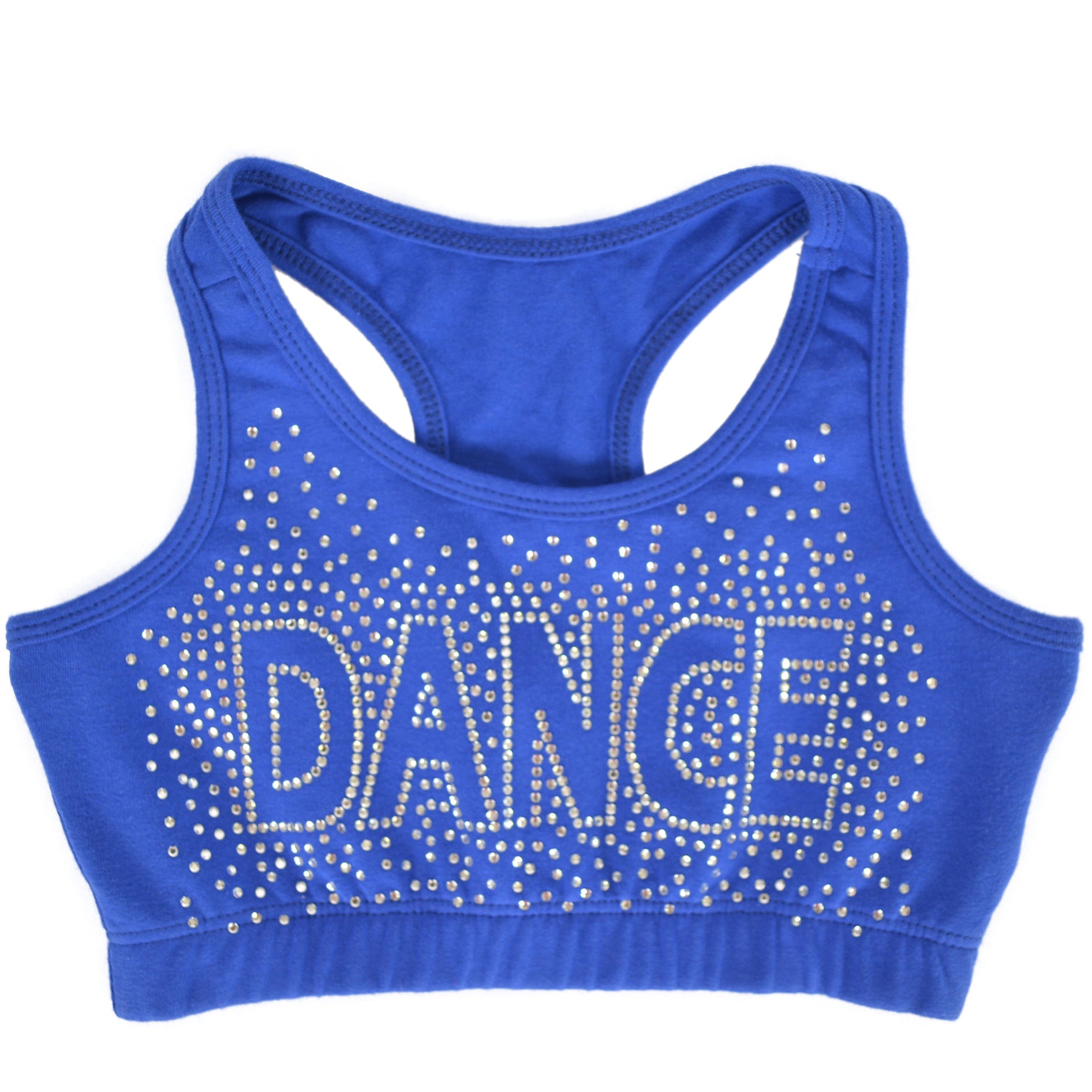 rhinestone sports bra