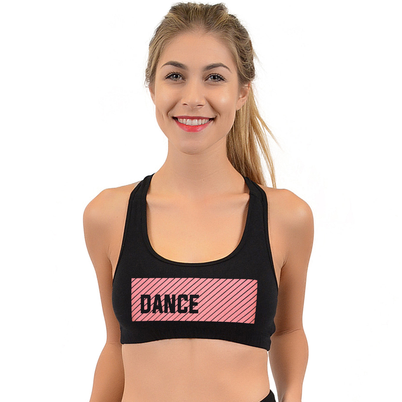 glitter sports bra